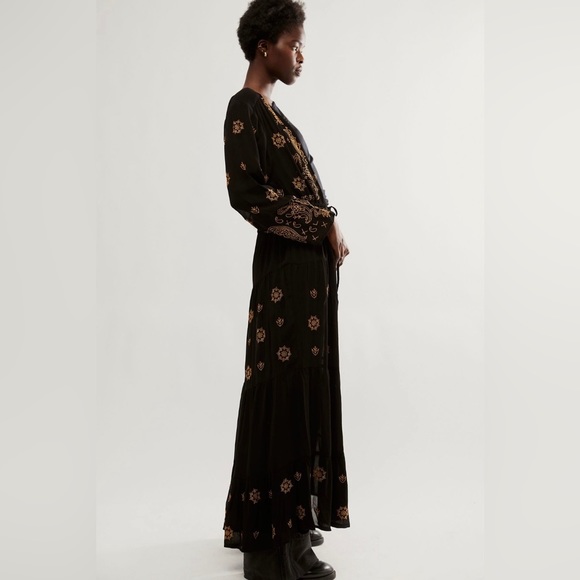 NWT Free People La Cienega Embroidered Kimono - Picture 3 of 5